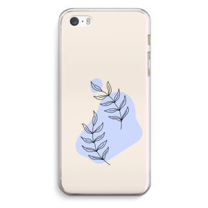 Leaf me if you can: iPhone 5 / 5S / SE Transparant Hoesje