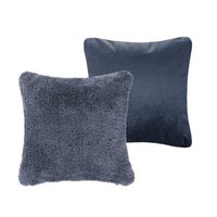 Tiseco Home Studio Sierkussen - Fluweel Kleur: Blauw - thumbnail