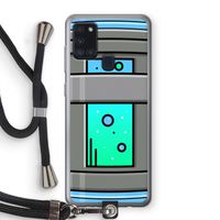 Chug Bottle: Samsung Galaxy A21s Transparant Hoesje met koord