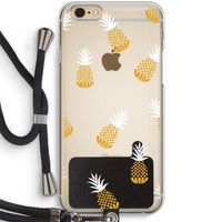 Ananasjes: iPhone 6 / 6S Transparant Hoesje met koord Ananasjes: iPhone 6 / 6S Transparant Hoesje met koord