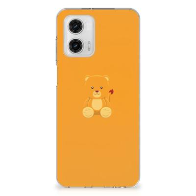 Motorola Moto G73 Telefoonhoesje met Naam Baby Beer