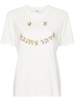 PS Paul Smith t-shirt à fleurs - Blanc - thumbnail