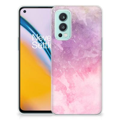 Smartphone hoesje OnePlus Nord 2 5G Pink Purple Paint
