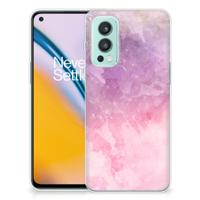 Smartphone hoesje OnePlus Nord 2 5G Pink Purple Paint