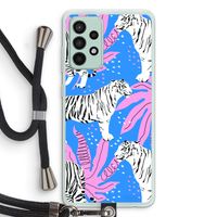 Tijger: Samsung Galaxy A52s 5G Transparant Hoesje met koord