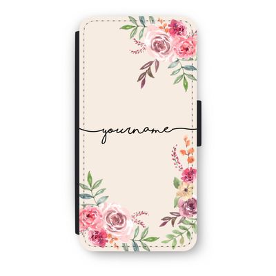 Rozen: iPhone 7 Flip Hoesje