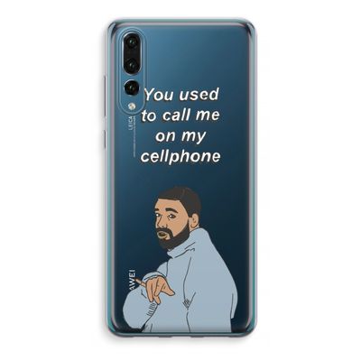 Hotline bling: Huawei P20 Pro Transparant Hoesje