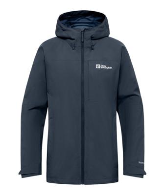 Jack wolfskin Tempest 2L Regenjas Dames Midnight Sky XL