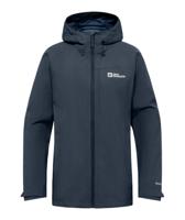 Jack wolfskin Tempest 2L Regenjas Dames Midnight Sky XL