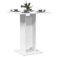 Bistrotafel 60x60x75 cm bewerkt hout wit