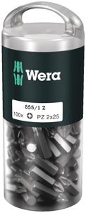 Wera 855/1 Z Bits Pozidriv,  PZ 1 x 25 mm (100 Bits pro Box) - 1 stuk(s) - 05072443001