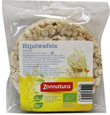 Zonnatura Rijstwafels naturel duo bio