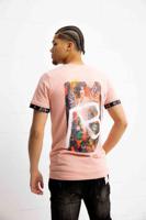 AB Lifestyle Angel Gent T-Shirt Heren Roze - Maat XS - Kleur: Roze | Soccerfanshop