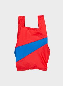 Susan Bijl - Shopping Bag Redlight & Blue - medium