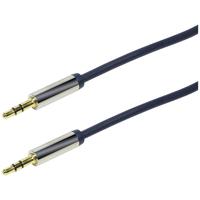 LogiLink CA10500 Jackplug Audio Aansluitkabel 5.00 m Donkerblauw (mat) - thumbnail