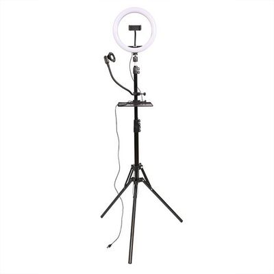 StudioKing led vlog set sk-k190 met ringlamp en microfoonhouder