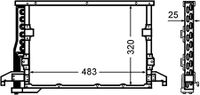 Condensor, airconditioning AC512000S