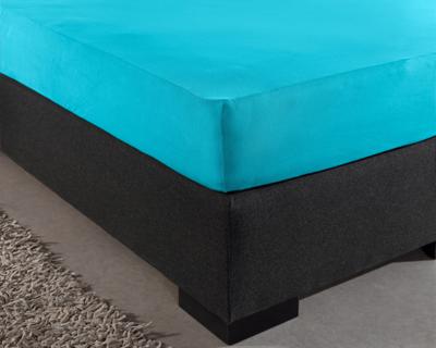 Dreamhouse Enkel Jersey 135 gr. Hoeslaken Turquoise 80/100 x 200 cm