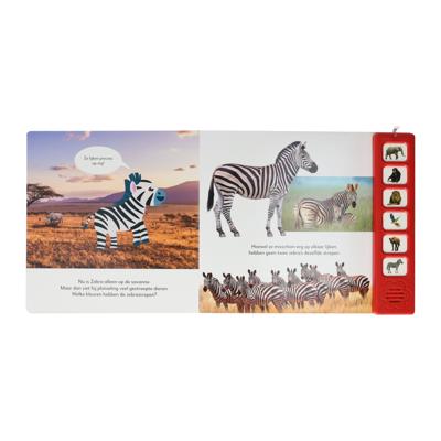 Mondikaarten Luisteren naar wilde dieren geluidenboek