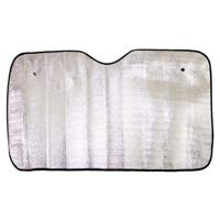 Concorde Auto zonnescherm - aluminium - L80 x B150 cm - voorruitscherm - 2 zuignappen