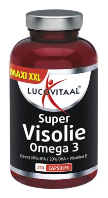 Lucovitaal Voedingssupplementen Maxi XXL XXL Super Visolie Omega 3 210Capsules