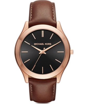 Horlogeband Michael Kors MK8509 Leder Bruin 22mm