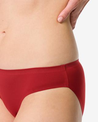 HEMA Damesslip second skin micro donkerrood (donkerrood)