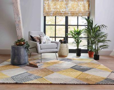 Harlequin - Rhythm Saffron 40906 - 200x280 cm Vloerkleed