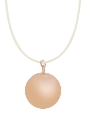 Proud MaMa Zwangerschapsketting Babybel Sofie creme round rose