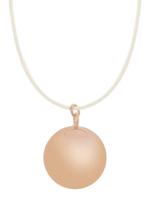 Proud MaMa Zwangerschapsketting Babybel Sofie creme round rose