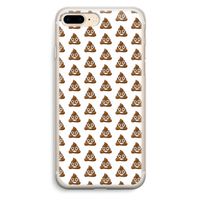 Poop emoji: iPhone 7 Plus Transparant Hoesje