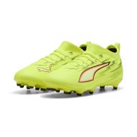 PUMA Ultra 6 Match Gras / Kunstgras Voetbalschoenen (MG) Kids Neongeel Rood Zwart