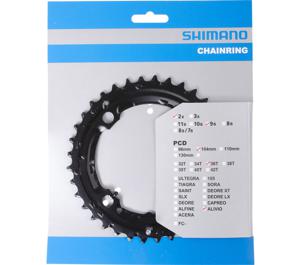 Shimano Kettingblad 36 tands Alivio FC-M4000 / FC-M4050 (AC) 9 speed zwart