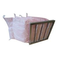 Zakkenfilter 288 x 288 x 360 mm - 4 zakken - F7 klasse Zakkenfilter 288 x 288 x 360 mm - 4 zakken - F7 klasse