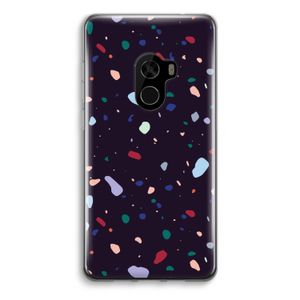 Dark Rounded Terrazzo: Xiaomi Mi Mix 2 Transparant Hoesje