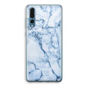 Blauw marmer: Huawei P20 Pro Transparant Hoesje