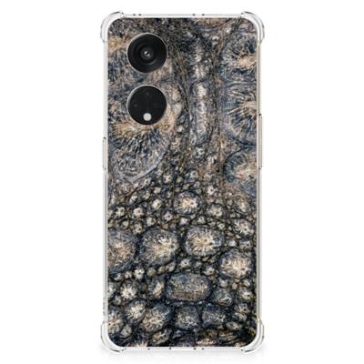 OPPO Reno8 T 5G Case Anti-shock Krokodillenprint OPPO Reno8 T 5G Case Anti-shock Krokodillenprint