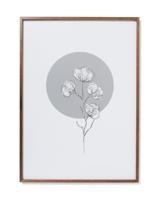 HEMA Fotolijst 50x70cm notenkleur massief hout hout (hout)