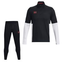 Under Armour Challenger Trainingspak 1/4-Zip Zwart Rood Wit