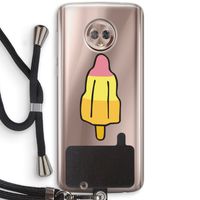 Raketijsje: Motorola Moto G6 Transparant Hoesje met koord