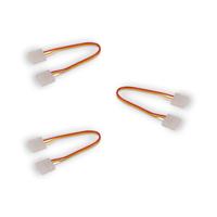 3x Dual White koppelstuk met kabel 15 cm soldeervrij