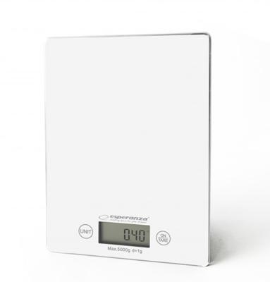 Esperanza EKS002W keukenweegschaal Wit Aanrecht Rechthoek Elektronische keukenweegschaal