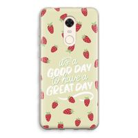 Don't forget to have a great day: Xiaomi Redmi 5 Transparant Hoesje