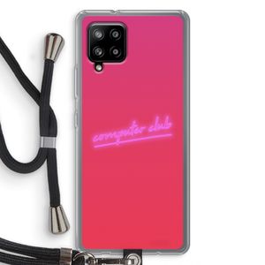 Vice Glow: Samsung Galaxy A42 5G Transparant Hoesje met koord