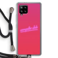 Vice Glow: Samsung Galaxy A42 5G Transparant Hoesje met koord