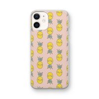 Ananas: iPhone 12 mini Transparant Hoesje