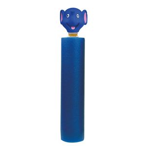 1x Donkerblauw olifanten waterpistool/waterpistolen van foam 26,5 cm met bereik van 6 meter