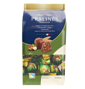 Pralinees melkchocolade hazelnoot & granen