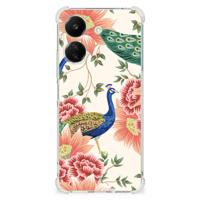 Case Anti-shock voor Xiaomi Redmi 13C 4G Pink Peacock