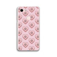 Chicks before dicks: Google Pixel 3 XL Transparant Hoesje